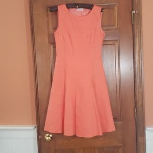 Calvin Klein sleeveless dress size 4 salmon color